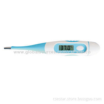Soft Tip Clinical Digital Thermometer, Temperature Range of 32-42.9 Degrees Celsius